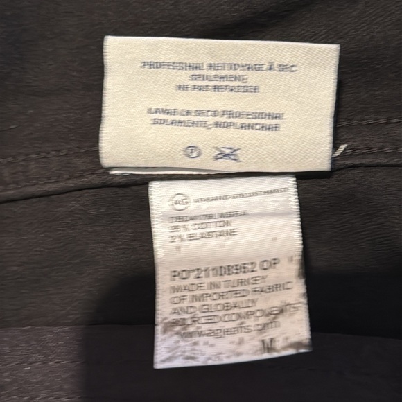 AG Adriano Goldschmied black denim jacket Robyn vintage medium NWT - Picture 12 of 12